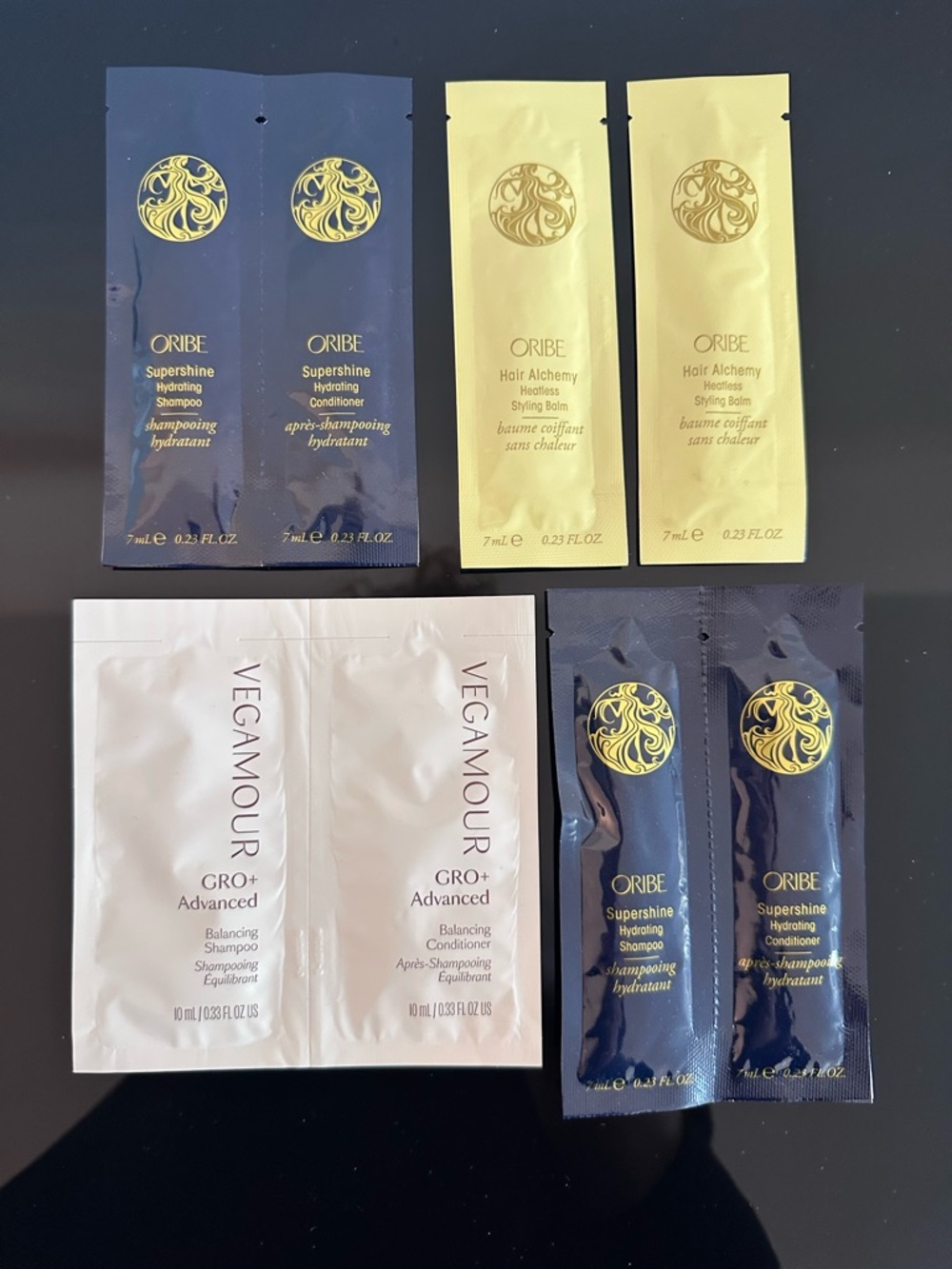 Oribe & Vegamour Hair Care Sachet Set